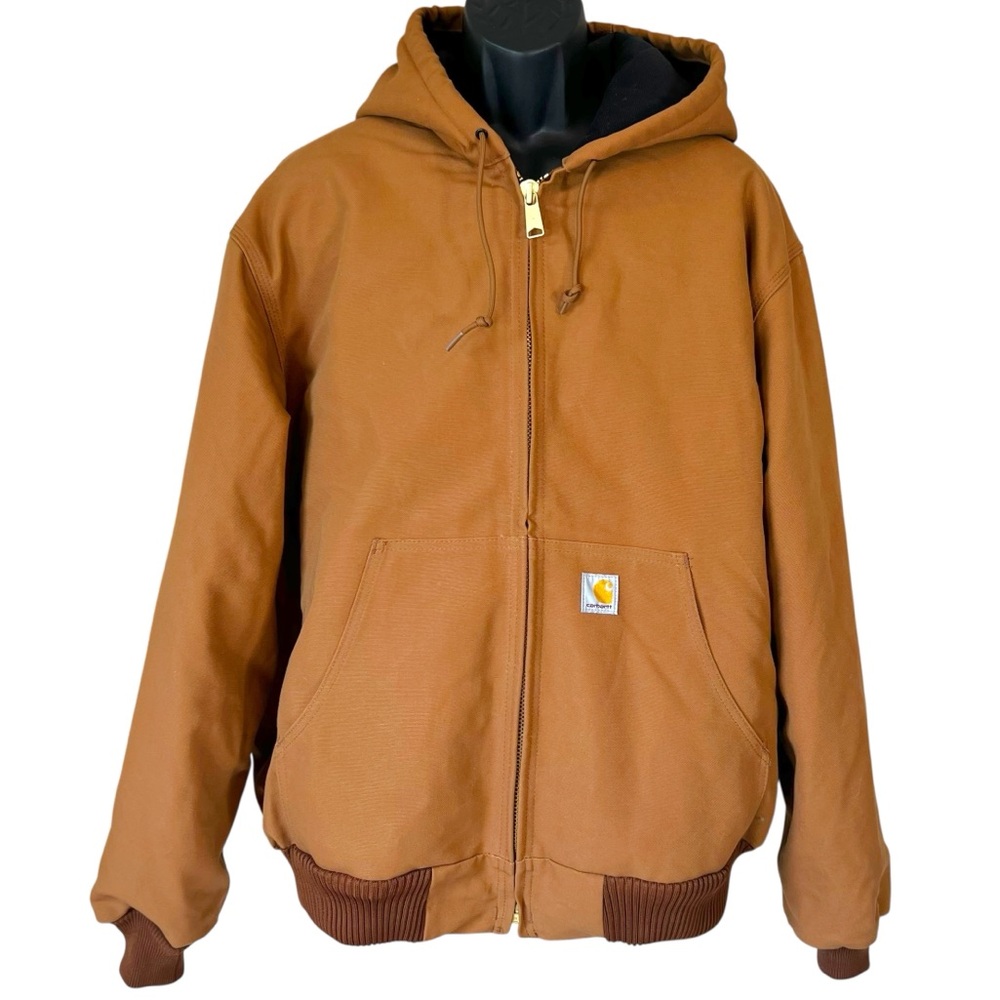Carbartt Men's Quilted Flannel Lined Duck Jacket 0J0140